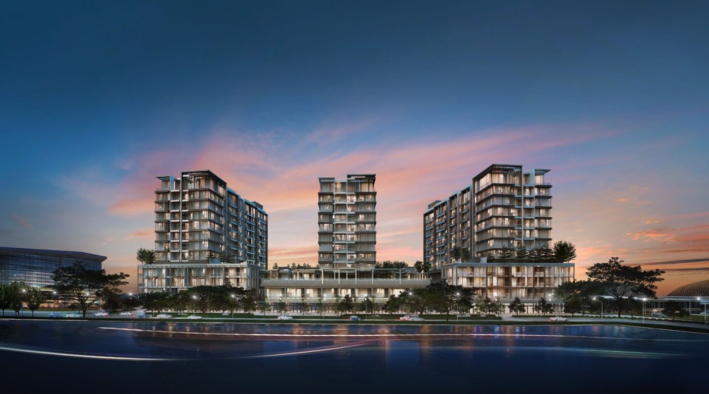 hình tổng thể The Galleria Residence