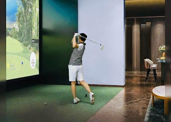 Sân Tập Golf Giả Lập