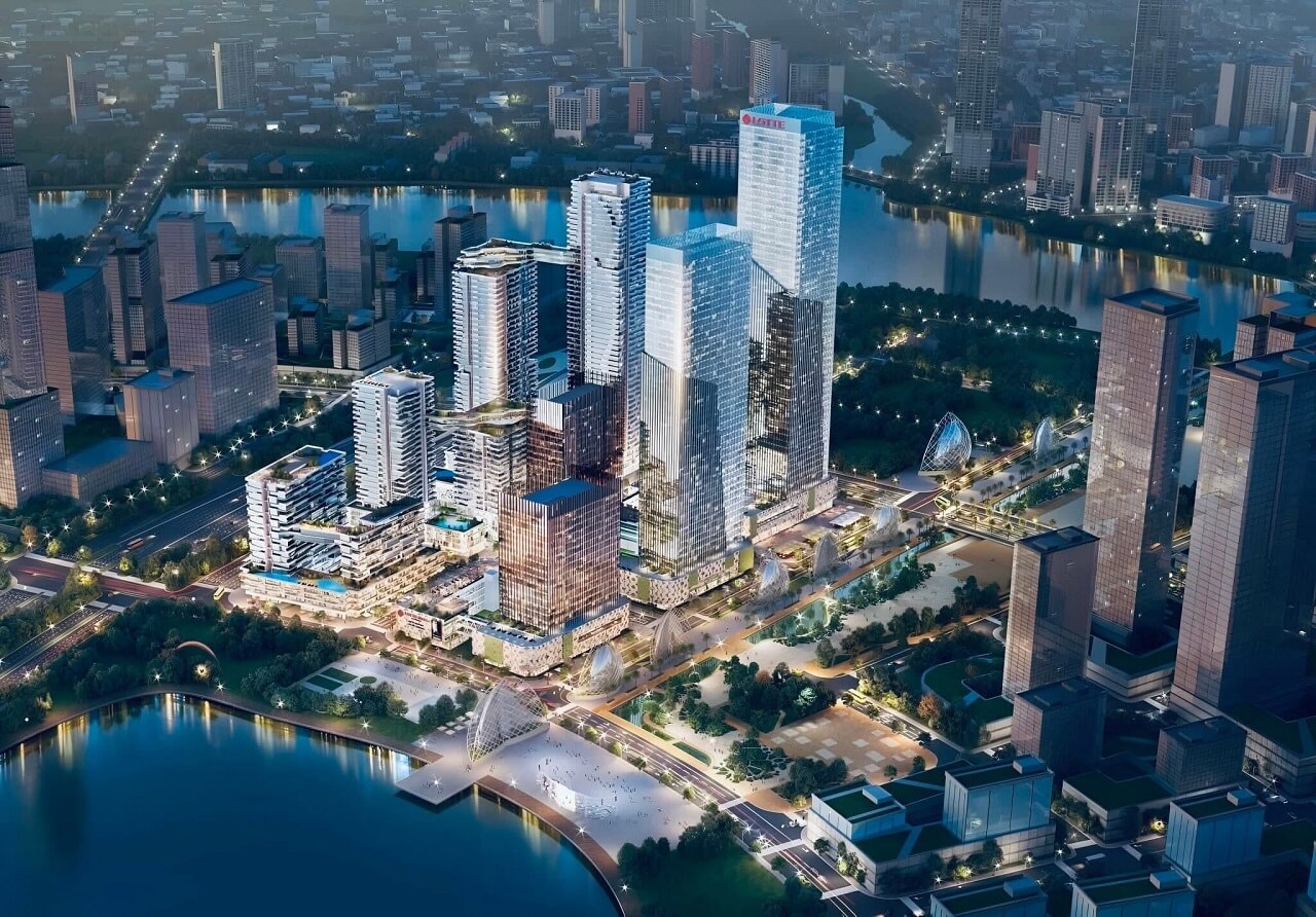 phối cảnh dự án Lotte Eco Smart City
