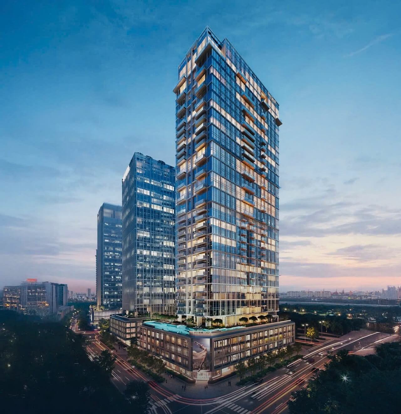 mặt bằng The Opusk Residence